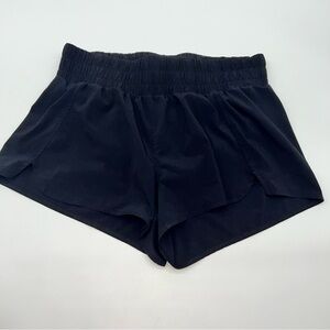Zella Women's Black Athletic Drawstring Shorts w/Built in Panty-Size L